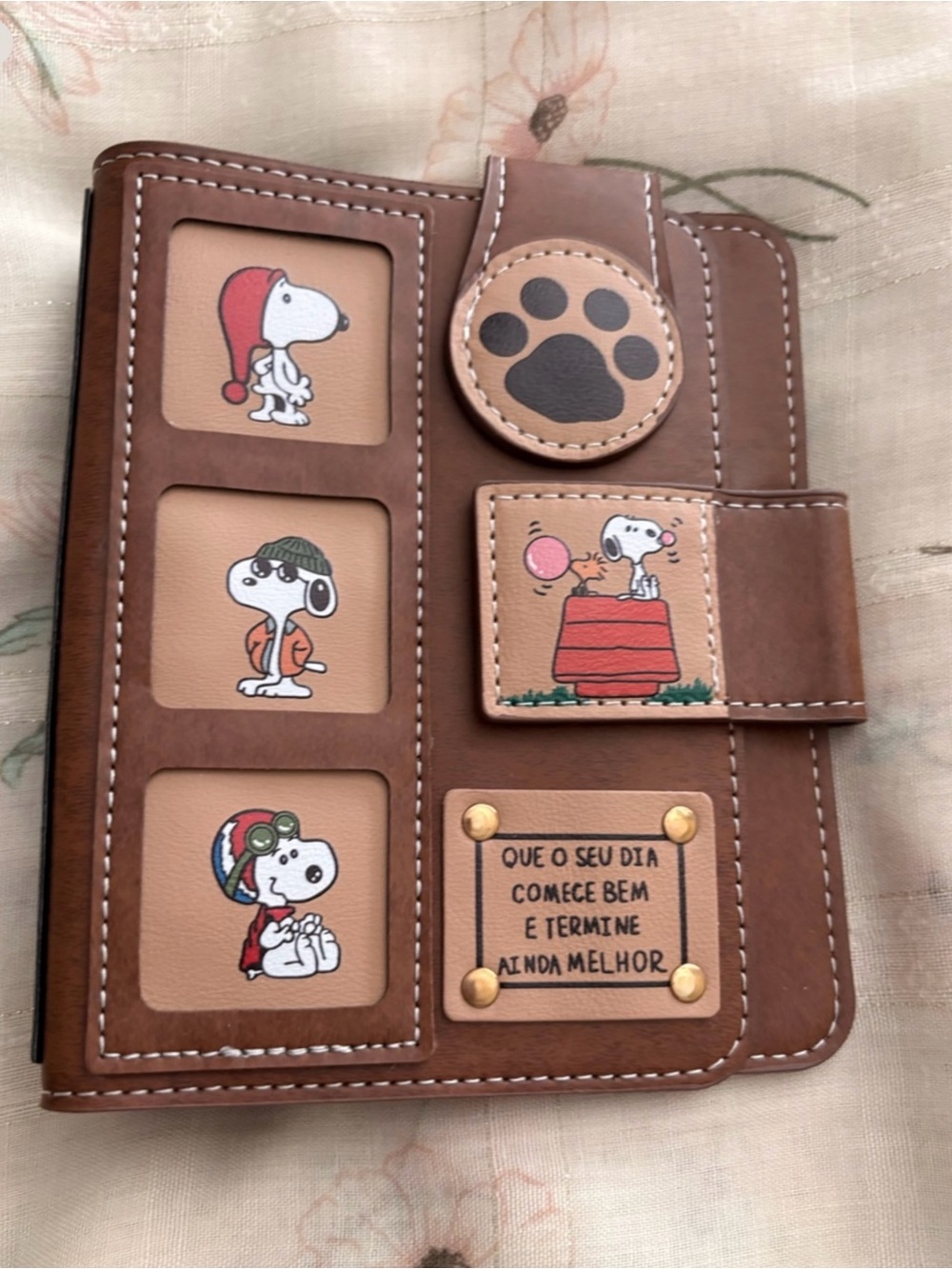 Snoopy Panel Notebook Cover